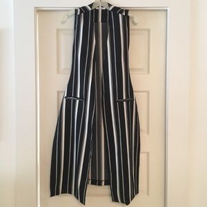EUC {PinkyOtto} side slit long vest